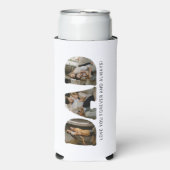 VATER Letter Foto Collage Vatertag Selters Dosenkühler (Seltzer Vorderseite)