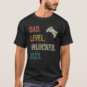 Vater Level entsperrt 2023 Gamer-Schwangerschaft B T-Shirt