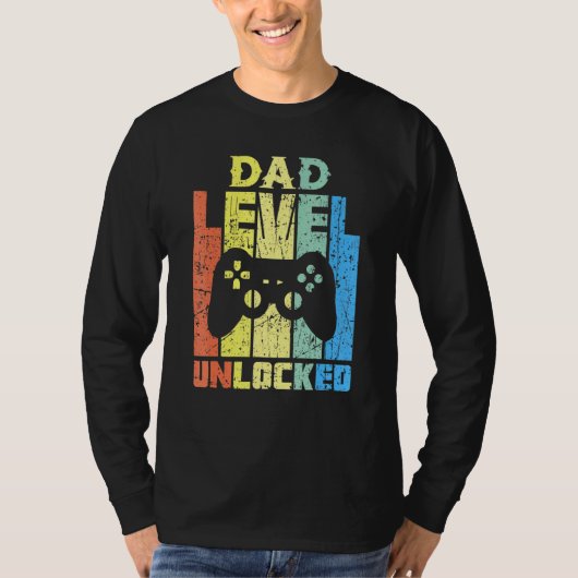 Vater Level entsperrt bald Vaterschwangerschaft un T-Shirt (Vorderseite)