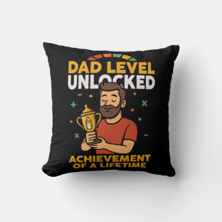 Vater Level entsperrt - Funny Vatertag Geschenk Kissen