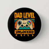Vater Level Entsperrt Vater&#; s Day New Dad Button (Vorderseite)