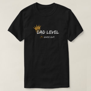 Vater-Level maximal - Gamer-Design T-Shirt