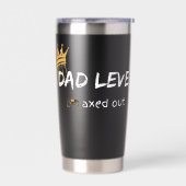 Vater Level Maximiert Retro-Gamer-Kunst Thermobecher (Links)