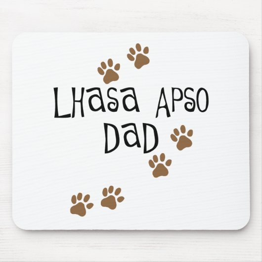 Vater Lhasas Apso Mousepad (Vorne)