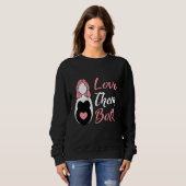 Vater Liebe beide Pro Life schwangere Mama Mutter Sweatshirt (Vorne ganz)