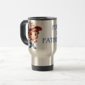 Vater, Liebe des Vaters, bester Vater Reisebecher (Vorderseite Links)