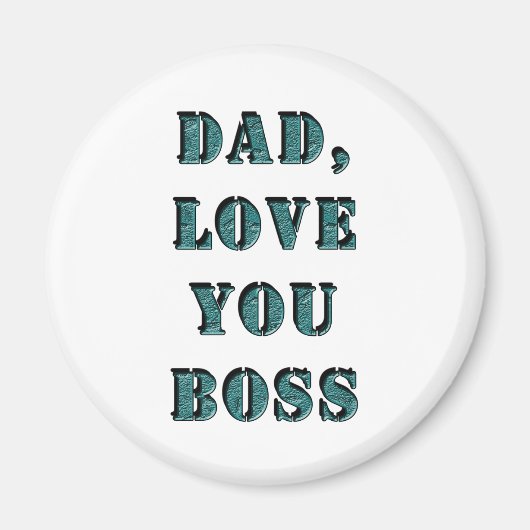 VATER, LIEBE, DU BIST 1 MAGNET (Vorne)