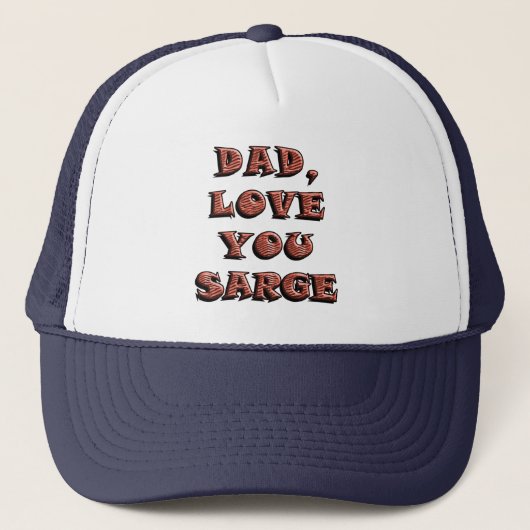 VATER, LIEBE, DU SARD 2 TRUCKERKAPPE (Vorderseite)