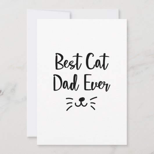 Vater Liebe Katze Geburtstag Katze Lover Liebe Ges Karte (Vorderseite)