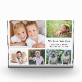 Vater Liebe Sie Fotoblock (Vorderseite)