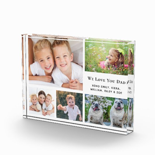 Vater Liebe Sie Fotoblock (Rechts)