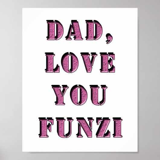 VATER, LIEBE SIE FUNZI 1 POSTER (Vorne)