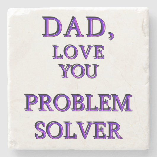VATER, LIEBE SIE PROBLEM SOLVER 2 STEINUNTERSETZER (Vorderseite)