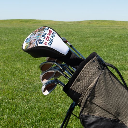 Vater Liebe Sie zu Rough and Back | 3 FOTO Golf Headcover (In SItu)