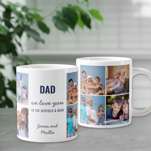 Vater Liebe Sie zur Außenwelt und zurück 8 Foto Jumbo-Tasse