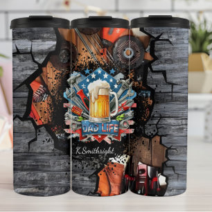 Vater Life Beer Tools Garage Thermosbecher