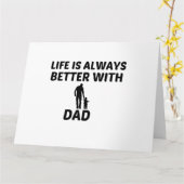 VATER LIFE IST BESSER KARTE (Gelbe Blume)