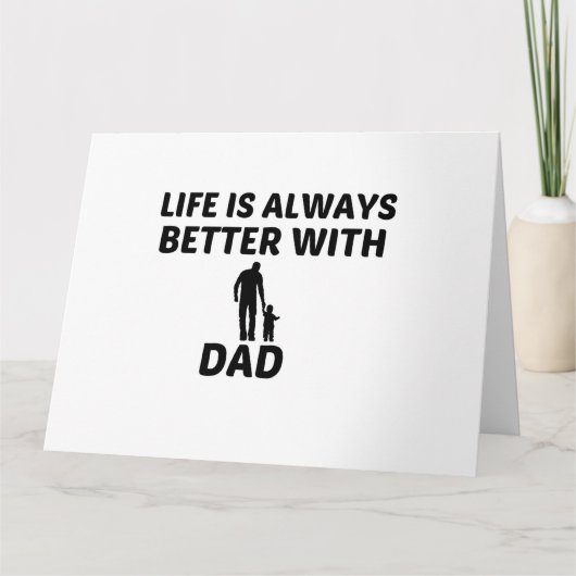 VATER LIFE IST BESSER KARTE (Vorderseite)