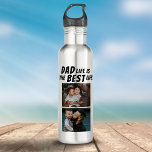 Vater Life ist das beste Leben 2 Fotos Vater Edelstahlflasche<br><div class="desc">Vater Life ist die Best Life 2 Fotos Vater Stahlflasche. Diese Wasserflasche ist das perfekte Geschenk für jeden Papa da draußen, der weiß, dass ein Vater das Beste ist, was ihm je passiert ist. Das Design enthält das Zitat "Vater Leben ist das beste Leben" in fetten Buchstaben, die jeden Papa...</div>