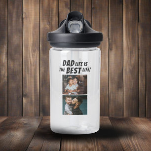 Vater Life ist das beste Leben 2 Fotos Vater Trinkflasche