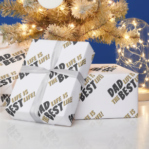 Vater Life ist das beste Lebensvaterangebot Geschenkpapier