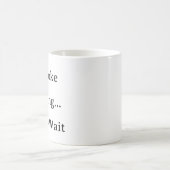 Vater Life Tasse - Vater Joke Loading Bitte warten (Mittel)