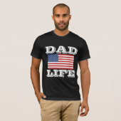 VATER LIFE VATER'S DAT PATRIOTIC T - SHIRT (Vorne ganz)