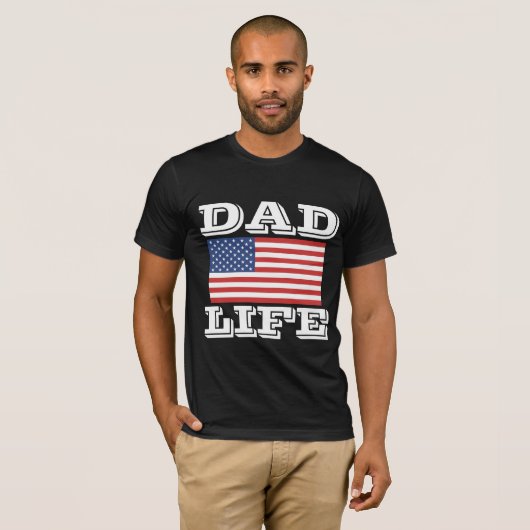 VATER LIFE VATER'S DAT PATRIOTIC T - SHIRT (Vorne ganz)