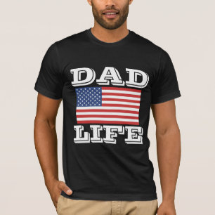 VATER LIFE VATER'S DAY PATRIOTIC T - SHIRT