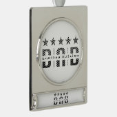 Vater Limited Edition Banner-Ornament Silber (Rechts)