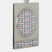Vater Limited Edition Banner-Ornament Silber (Rechts)
