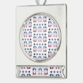 Vater Limited Edition Banner-Ornament Silber (Links)