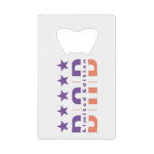 Vater Limited Edition Geldbeutel Flaschenöffner (Vorderseite)