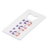 Vater Limited Edition Geldbeutel Flaschenöffner (Vorderseite Schrägansicht)