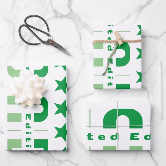 Vater Limited Edition Geschenkpapier Set (Vorderseite)