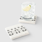 Vater Limited Edition Steinuntersetzer (Seitenansicht)