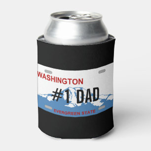 VATER-Lizenzplatte Washingtons #1 kann cooler Dosenkühler