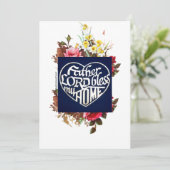 Vater LORD segne meine Zuhause Einladung (Stehend Vorderseite)