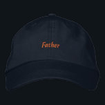 Vater Lovely Hat Niedlich aussehender Vater Bestickte Baseballkappe<br><div class="desc">Feiern Sie den Tag des Vaters mit unserem bestickten "VATER" Vater Hat, eine stilvolle und komfortable Wahl für jede Figur des Vaters. Navy Farbe mit goldfarbenem Text Trucker Vater Name Hut oder Kappe. Vater zu sein ist nicht nur eine Rolle, es ist eine Identität, eine Ehre, eine Reise. Unser VATER...</div>