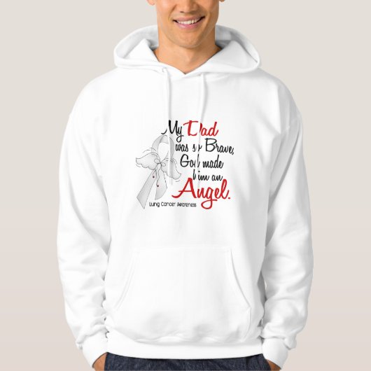 Vater-Lungenkrebs des Engels-2 Hoodie (Vorderseite)