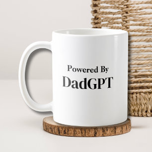 Vater Lustiger Geburtstag - Powered By DadGPT - Ai Kaffeetasse