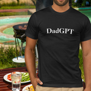 Vater Lustiger Geburtstag VaterGPT Angetrieben von T-Shirt