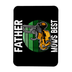 Vater mäht am besten Lustiger Aufsitzrasenmäher Re Magnet