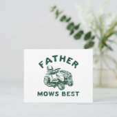 Vater mäht am besten save the date (Stehend Vorderseite)