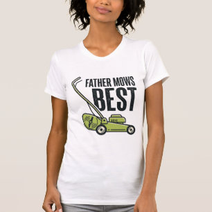 Vater mäht am besten Vintage-Rasenmäher-Shirt-Desi T-Shirt