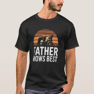Vater mäht besten Rasenpflege-Vater mäht Gärtner D T-Shirt