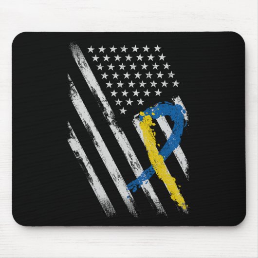 Vater-Mama-Down-Syndrom Mousepad (Vorne)