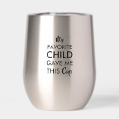 Vater, Mama Geburtstagsgeschenke von Kindern (Rückseite)