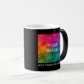 Vater Mama Image Foto Company Logo-Text hier Verwandlungstasse (VorderseiteRechts)