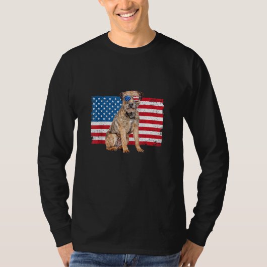 Vater-Mama Mama American Flag 4. J T-Shirt (Vorderseite)